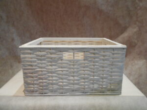 Canasto Mimbre Pintado 40×30 cm – Varios Colores | Basket