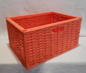 Canasto Mimbre Pintado 40×30 cm – Varios Colores | Basket