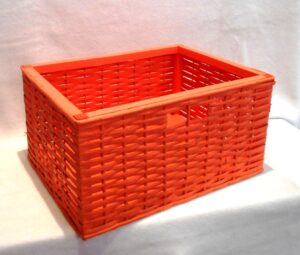 Canasto Mimbre Pintado 40×30 cm – Varios Colores | Basket