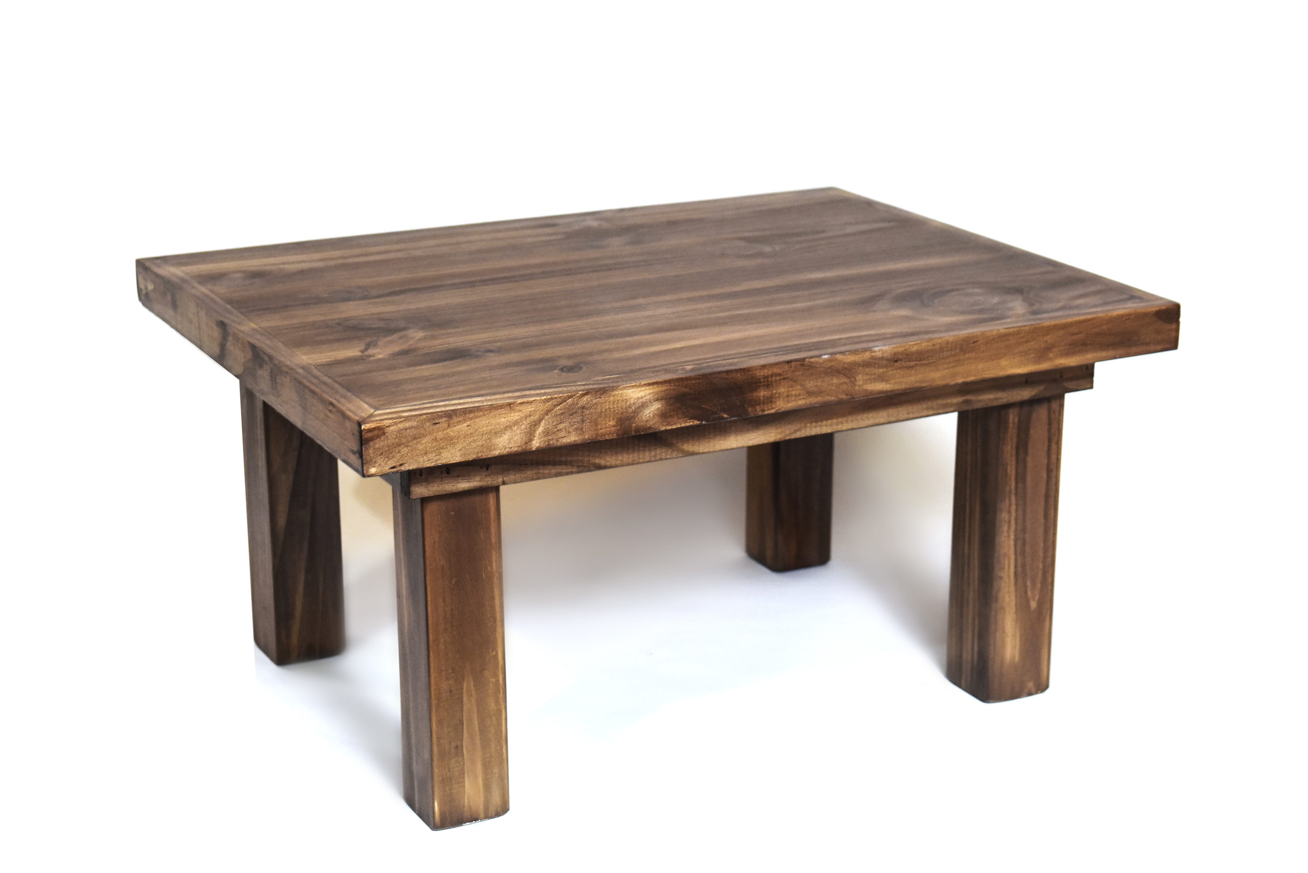 Mesa Ratona Pino Encerado 80 cm | Basket Shop