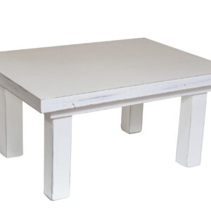 Mesa Ratona Pino Blanca 80 cm | Basket Shop