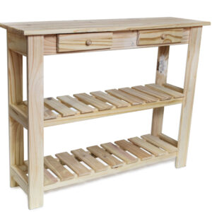 Mesa de Arrime 1 m Pino Crudo | Basket Shop