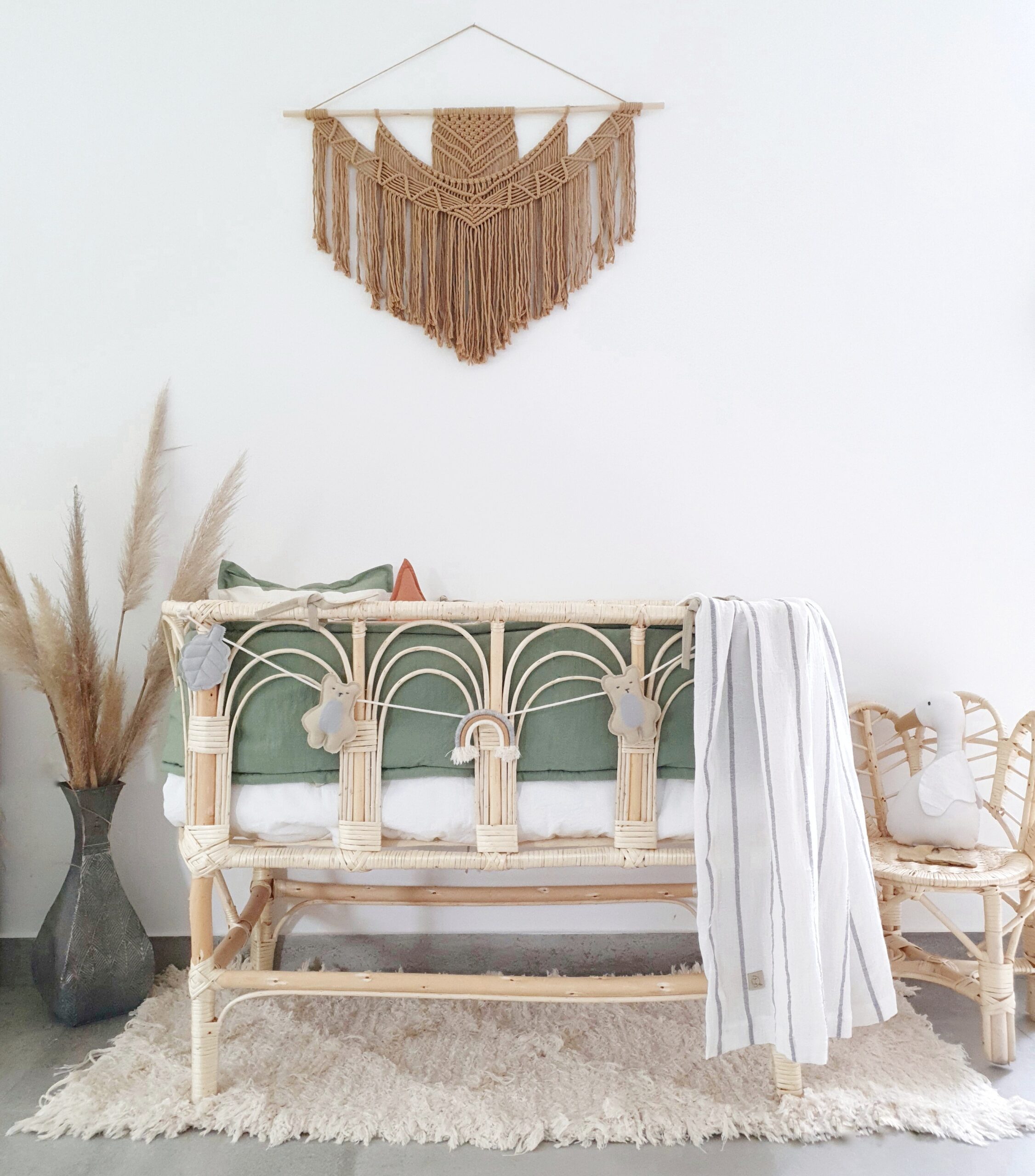 Moisés / Cuna de Mimbre 115 cm | Basket Shop
