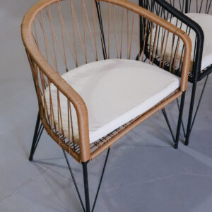 Sillón Gervasoni Yute – Caño y Tejido | Basket Shop