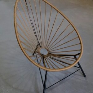 Silla Acapulco Caño y Yute 120 kg | Basket Shop