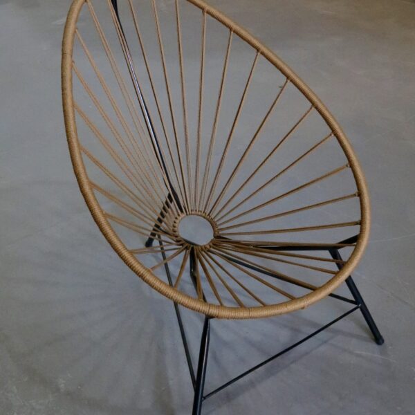 Silla Acapulco Caño y Yute 120 kg | Basket Shop