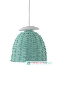 Lámpara Colgante de Mimbre 20×20 cm Color | Basket Shop