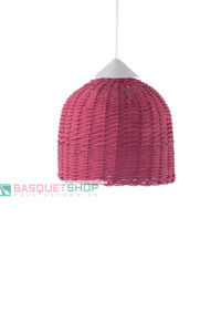Lámpara Colgante de Mimbre 20×20 cm Color | Basket Shop