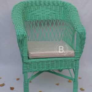 Sillón Mimbre Acqua – Sin Almohadón | Basket Shop