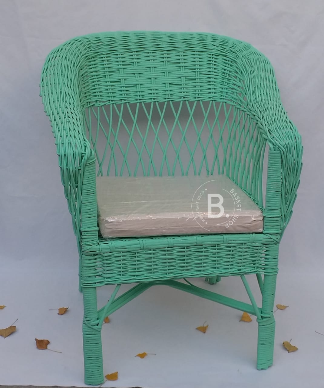 Sillón Mimbre Acqua – Sin Almohadón | Basket Shop