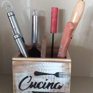 Cubiertero 2 Divisiones Mimbre 16 cm | Basket Shop