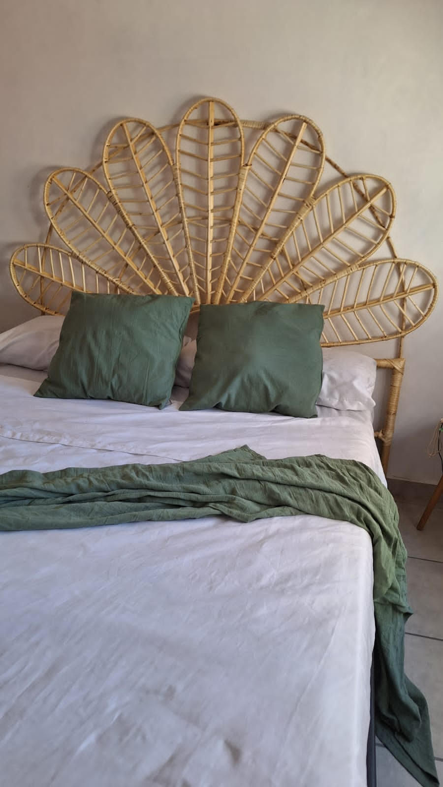 Respaldo de Cama 1,80 m Ancho – Tejido Fibra | Basket Shop