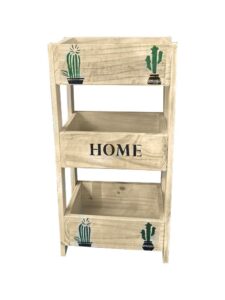Macetero Cactus Grande Organizador 30 cm | Basket Shop