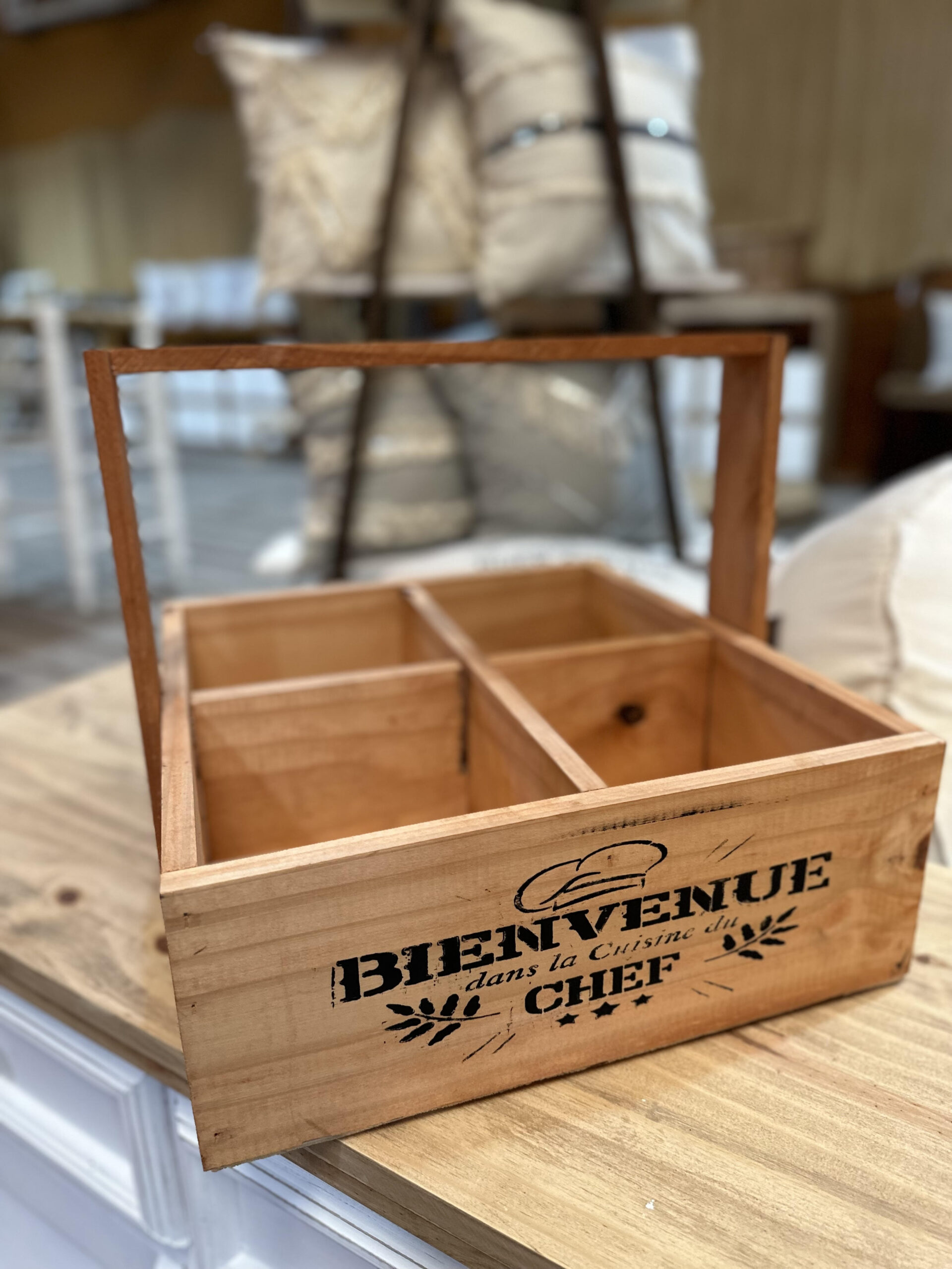 Botellero de Mimbre x 4 Botellas 40×40 cm | Basket Shop
