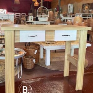 Escritorio de Pino Encerado 1 m | Basket Shop