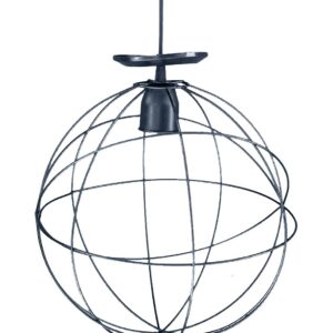 Lámpara Colgante de Hierro 20 cm Negro o Cobre | Basket