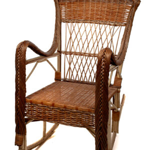 Sillón Mecedor Mimbre Sin Pintar | Basket Shop