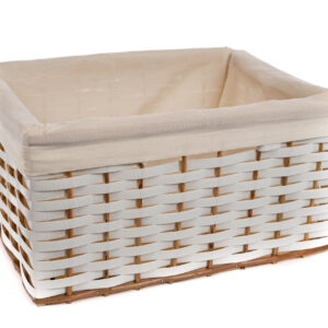 Canasto Suncho Sintético con Tela 40x30 cm | Basket Shop