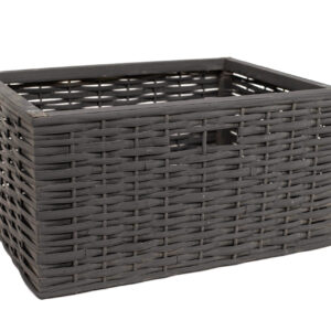 Canasto Mimbre Gris 30x20 cm Pintado | Basket Shop