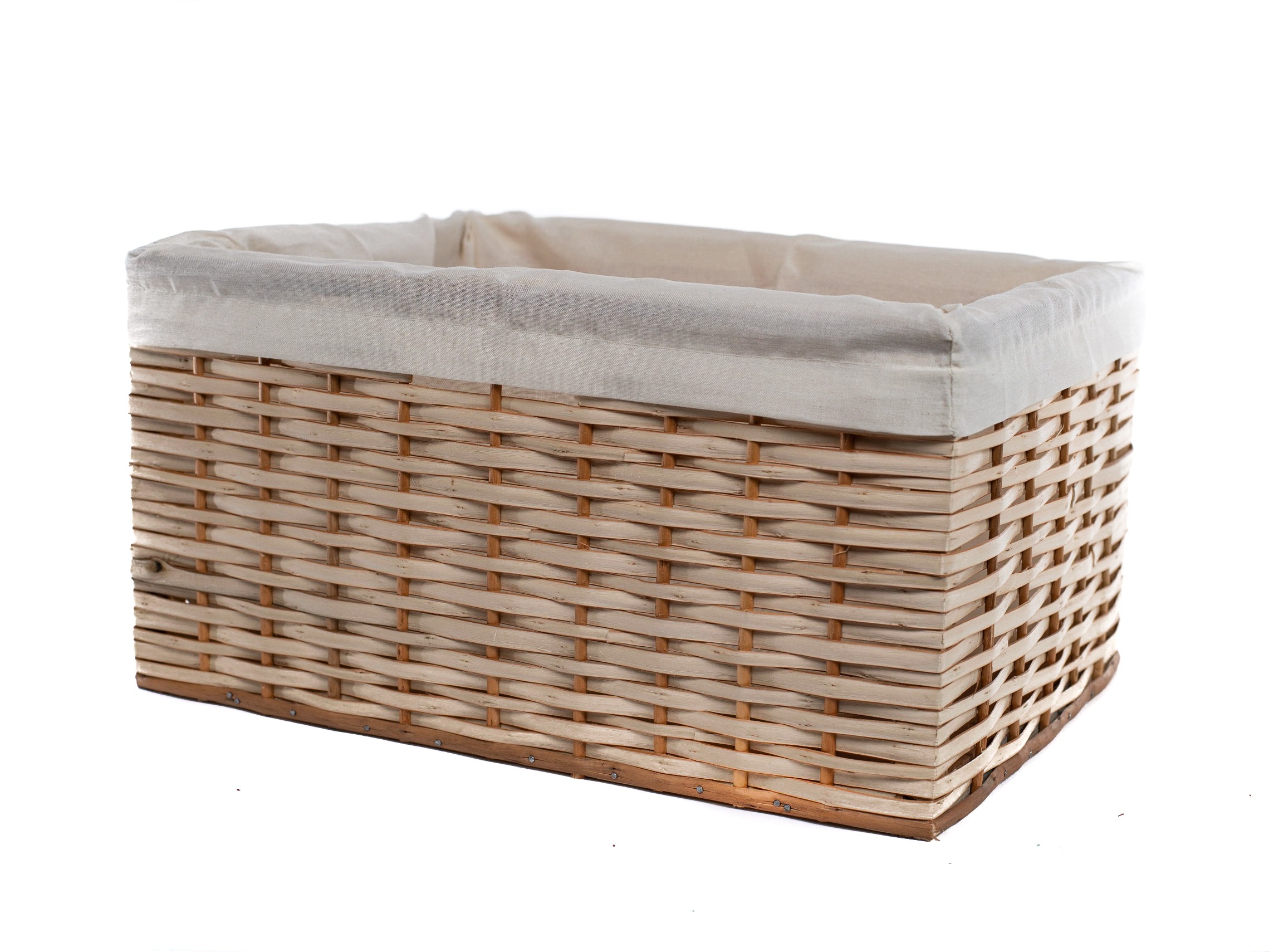 Canasto Mimbre con Tela 30×20 cm | Basket Shop