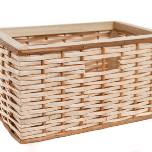 Canasto de Mimbre Sin Pintar 40x30 cm | Basket Shop