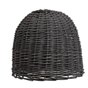 Lámpara Colgante de Mimbre Gris 30x30 cm | Basket Shop