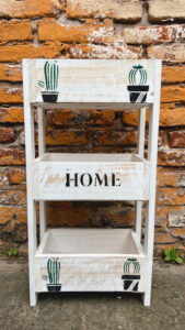 Macetero Cactus Grande Organizador 30 cm | Basket Shop