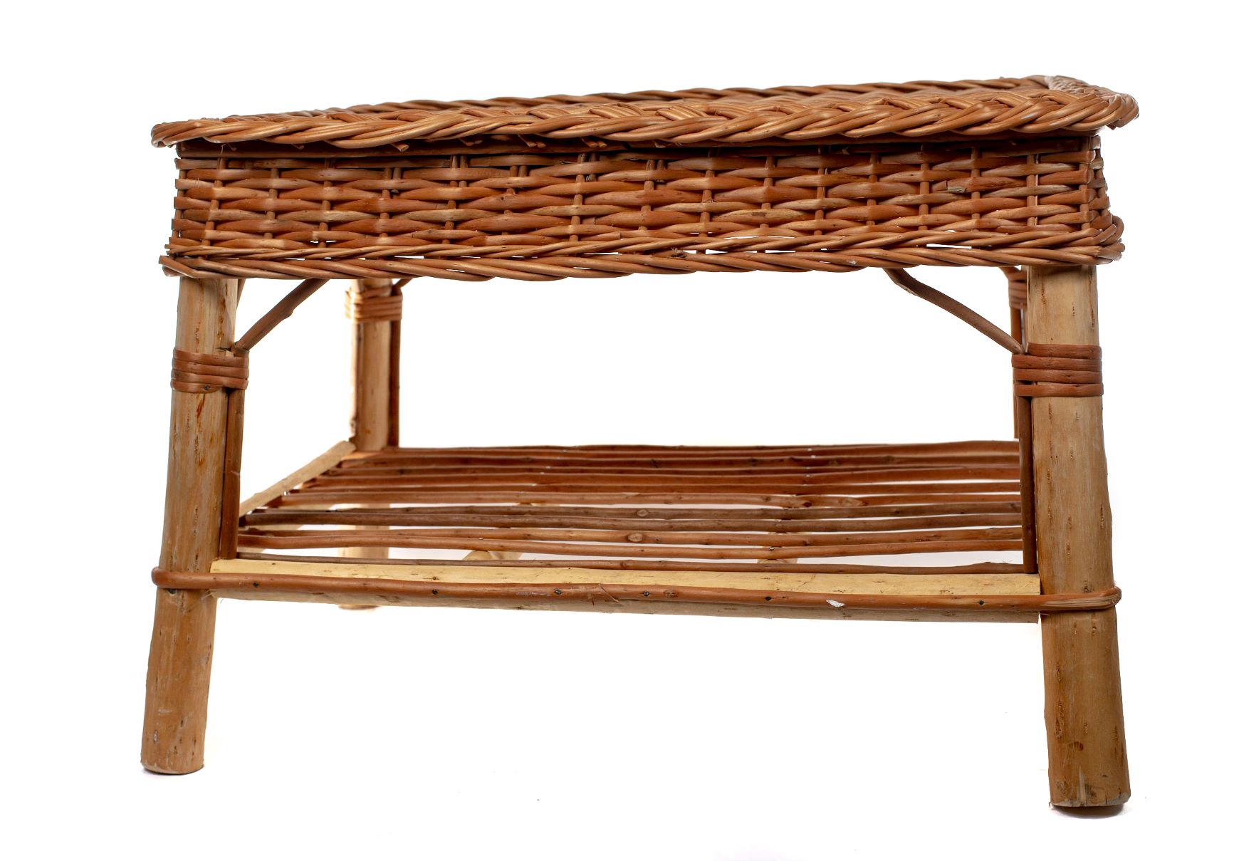 Mesa Ratona de Mimbre 60×40 cm – Living | Basket Shop