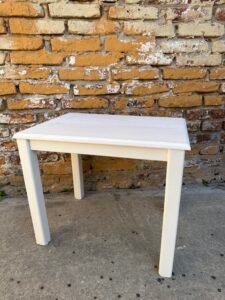 Mesa Infantil Blanca 60×40 cm Pino | Basket Shop