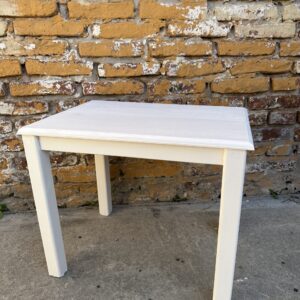 Mesa Infantil Blanca 60x40 cm Pino | Basket Shop
