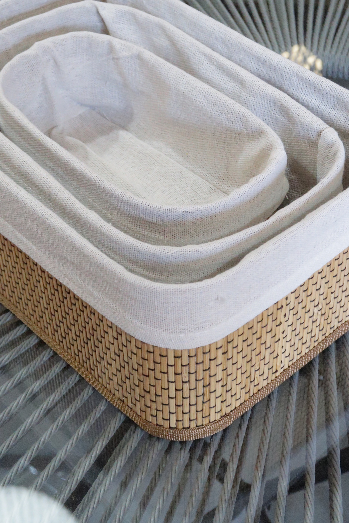 Canasto Organizador Bambú Mediano 26×16 cm | Basket Shop