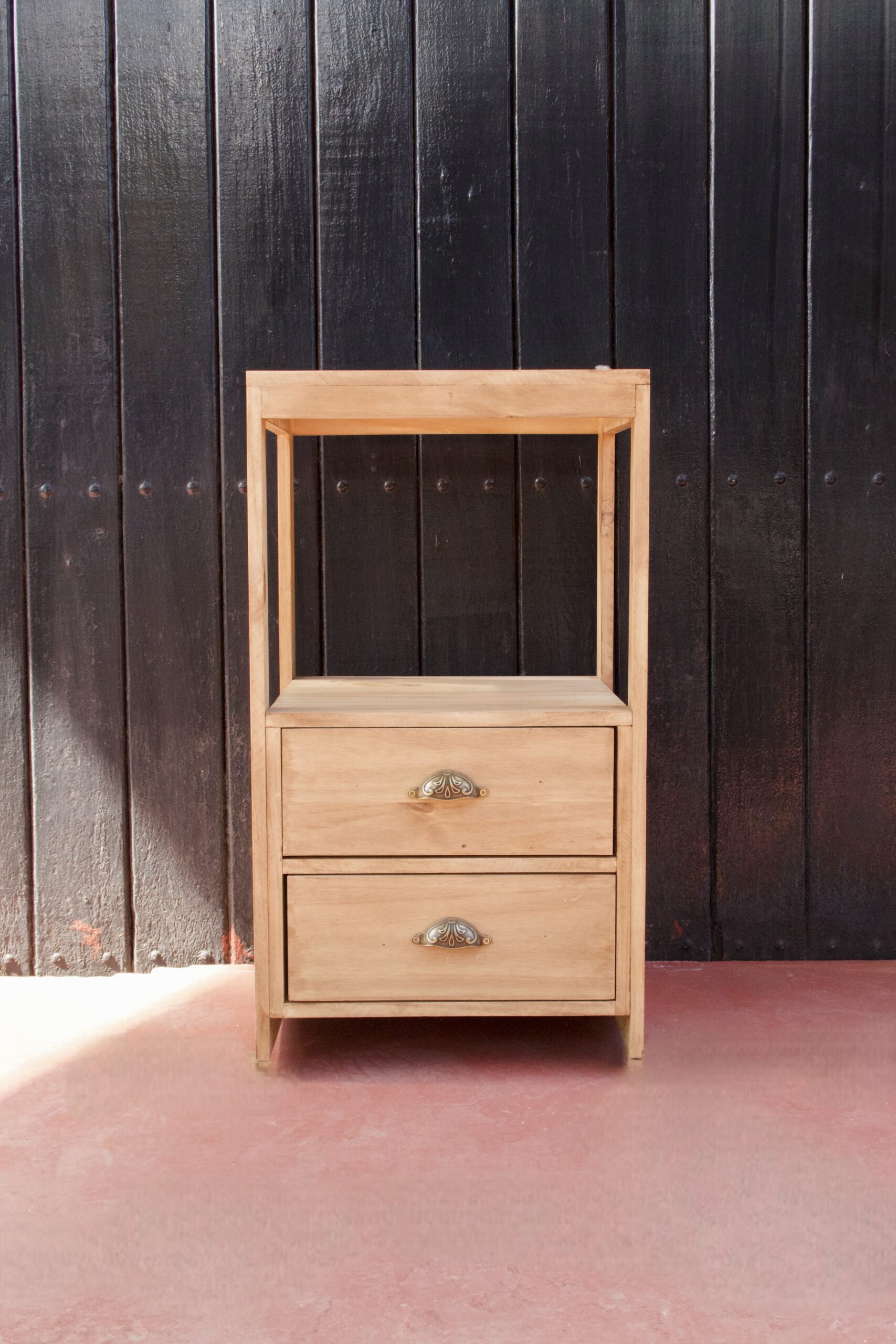Mesa de Luz Caro 45 cm Pino Encerado | Basket Shop