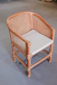 Sillón Entorchado Mimbre Marrón 65 cm | Basket Shop