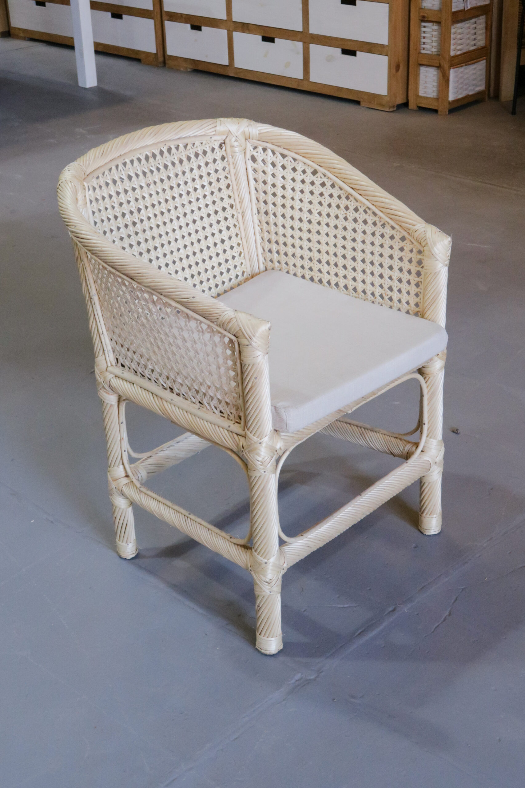 Sillón Entorchado Mimbre Natural 65 cm | Basket Shop