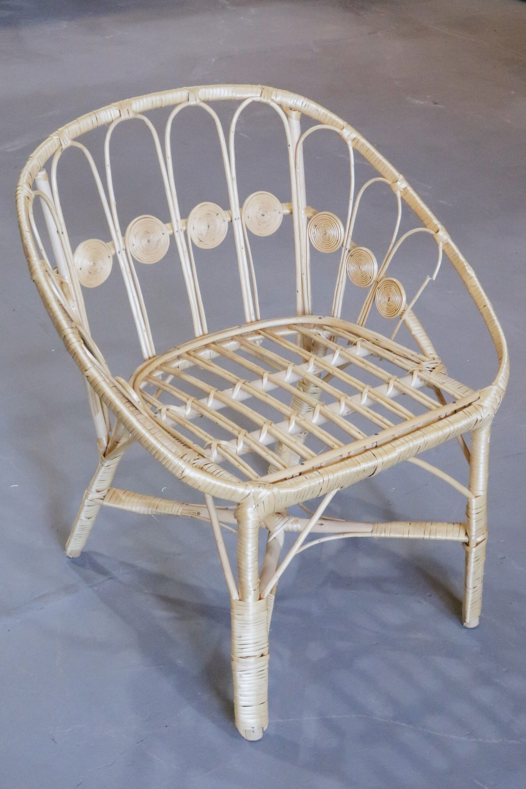 Sillón Rulo Mimbre 65 cm – Living | Basket Shop