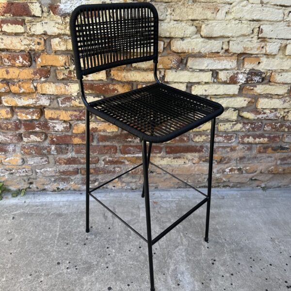 Banqueta Roma Yute Negro 75 cm – Cocina | Basket Shop