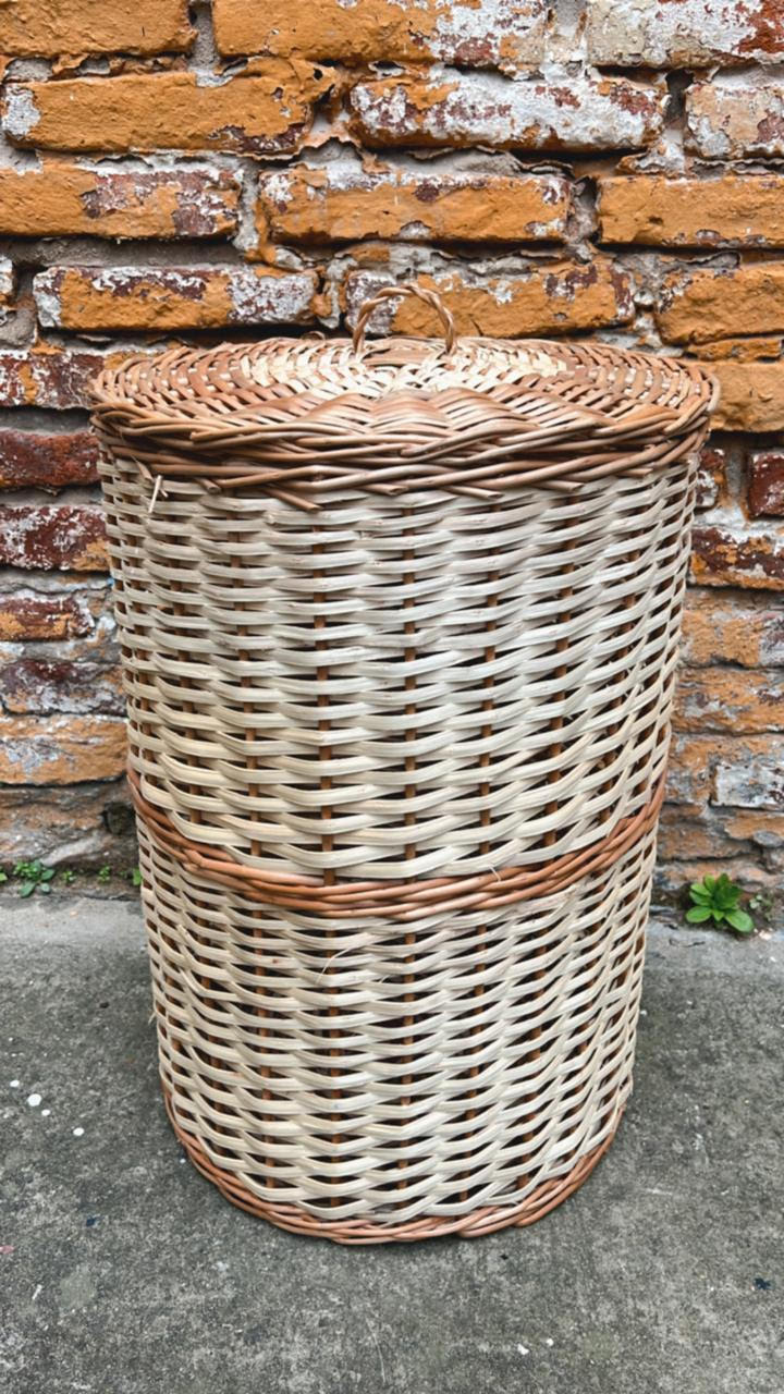 Guarda Ropa Mimbre Natural Chico 30 cm | Basket Shop
