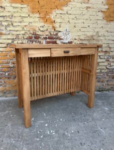 Desayunador 1.20 m Varillada con Cajón | Basket Shop