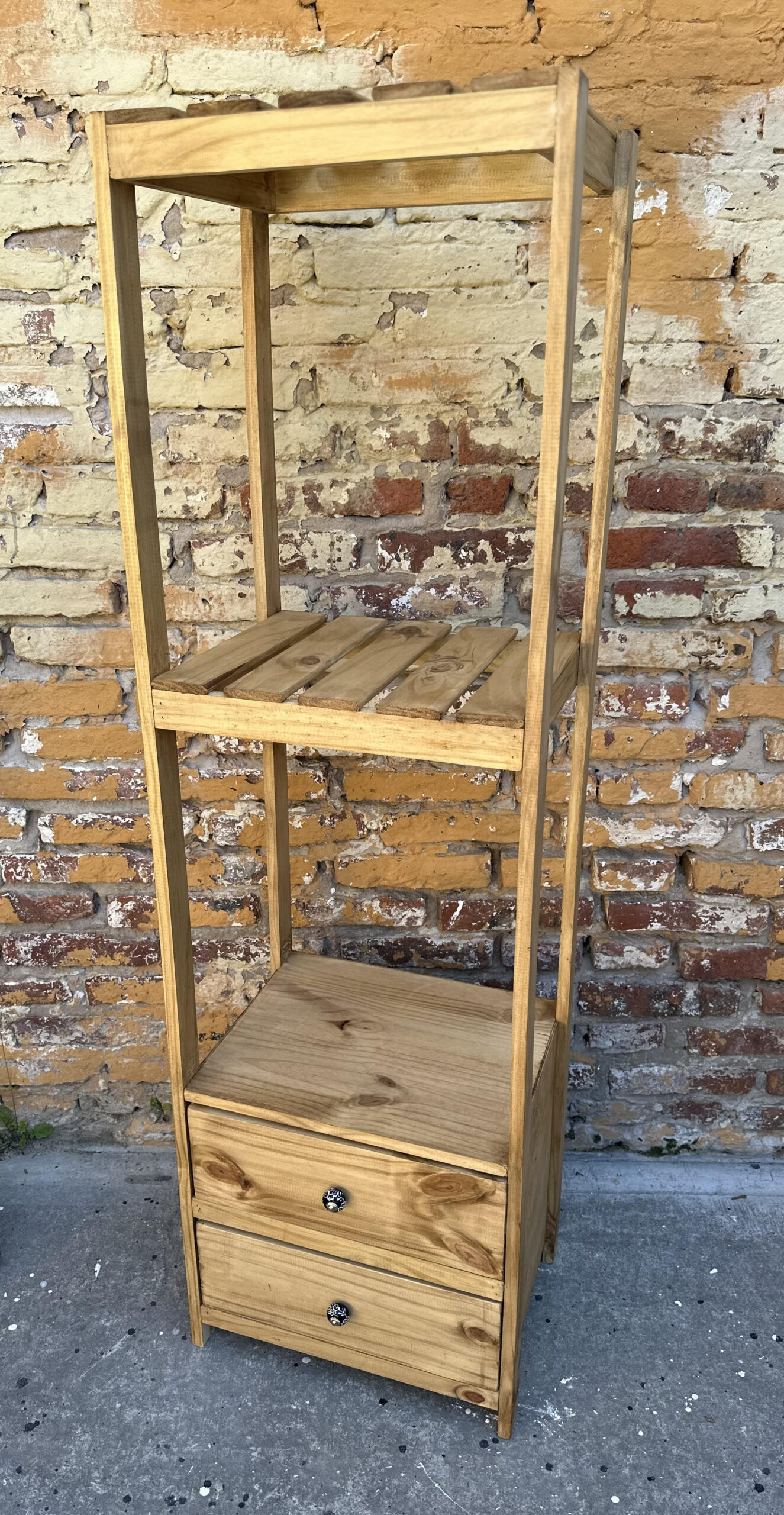 Módulo Cajonera 2 Cajones Pino 45×150 cm | Basket Shop
