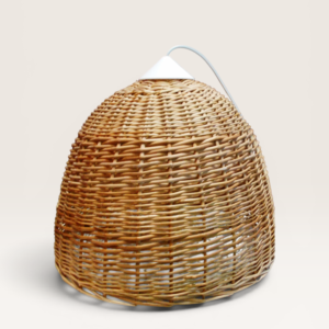 Lámpara Colgante de Mimbre 30x20 cm | Basket Shop
