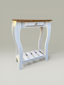 Mesa Pata Curva 80 cm Tirador Cerámica | Basket Shop