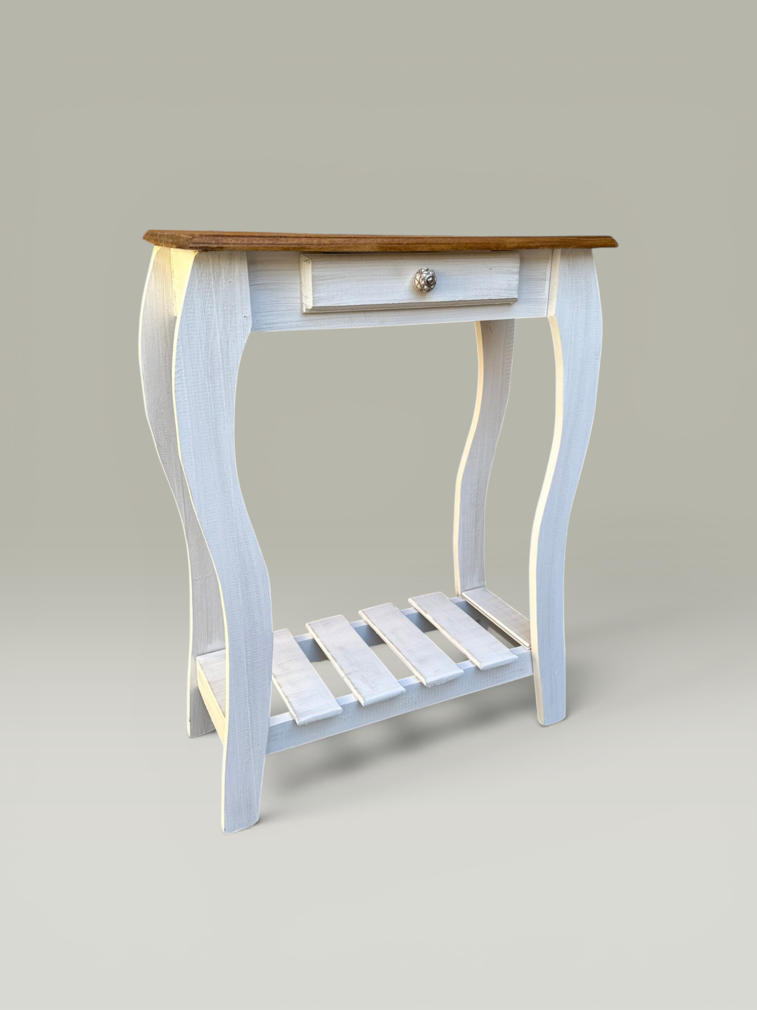 Mesa Pata Curva 80 cm Tirador Cerámica | Basket Shop