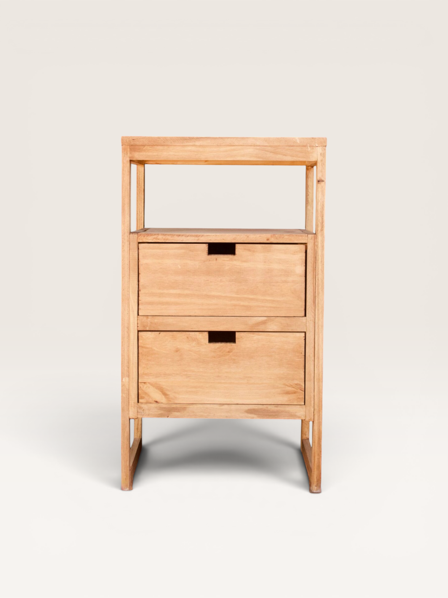 Mesa de Luz Minimalista Encerada 40 cm | Basket Shop