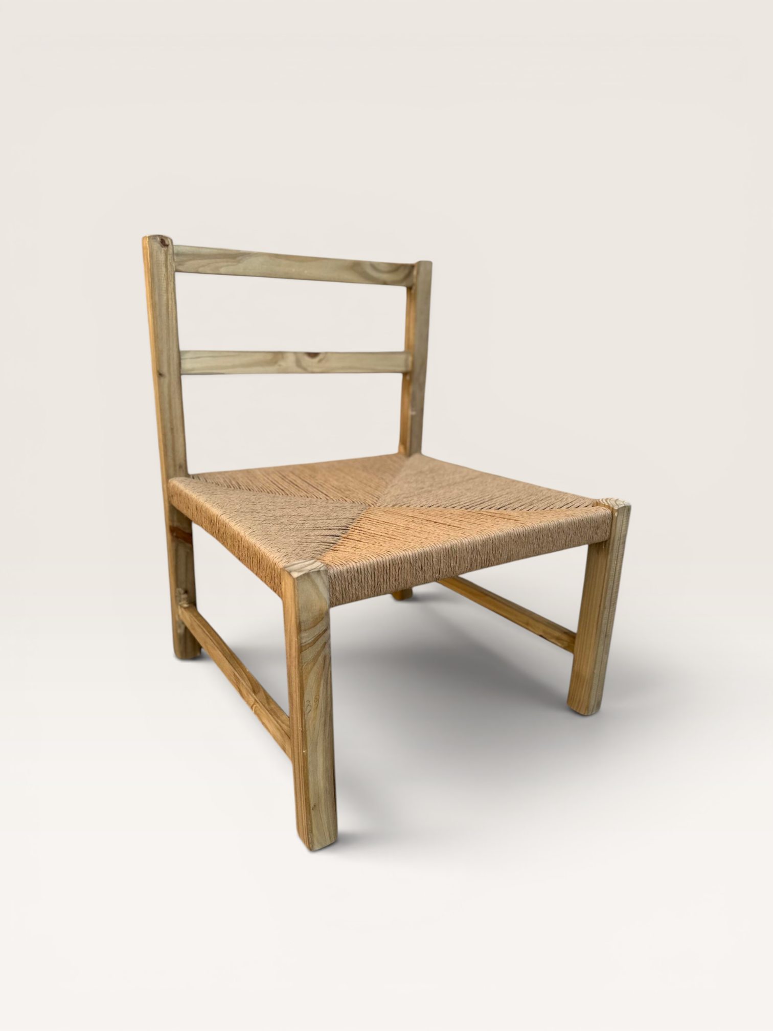 Sillón Matero Pino Macizo Tejido Craft | Basket Shop
