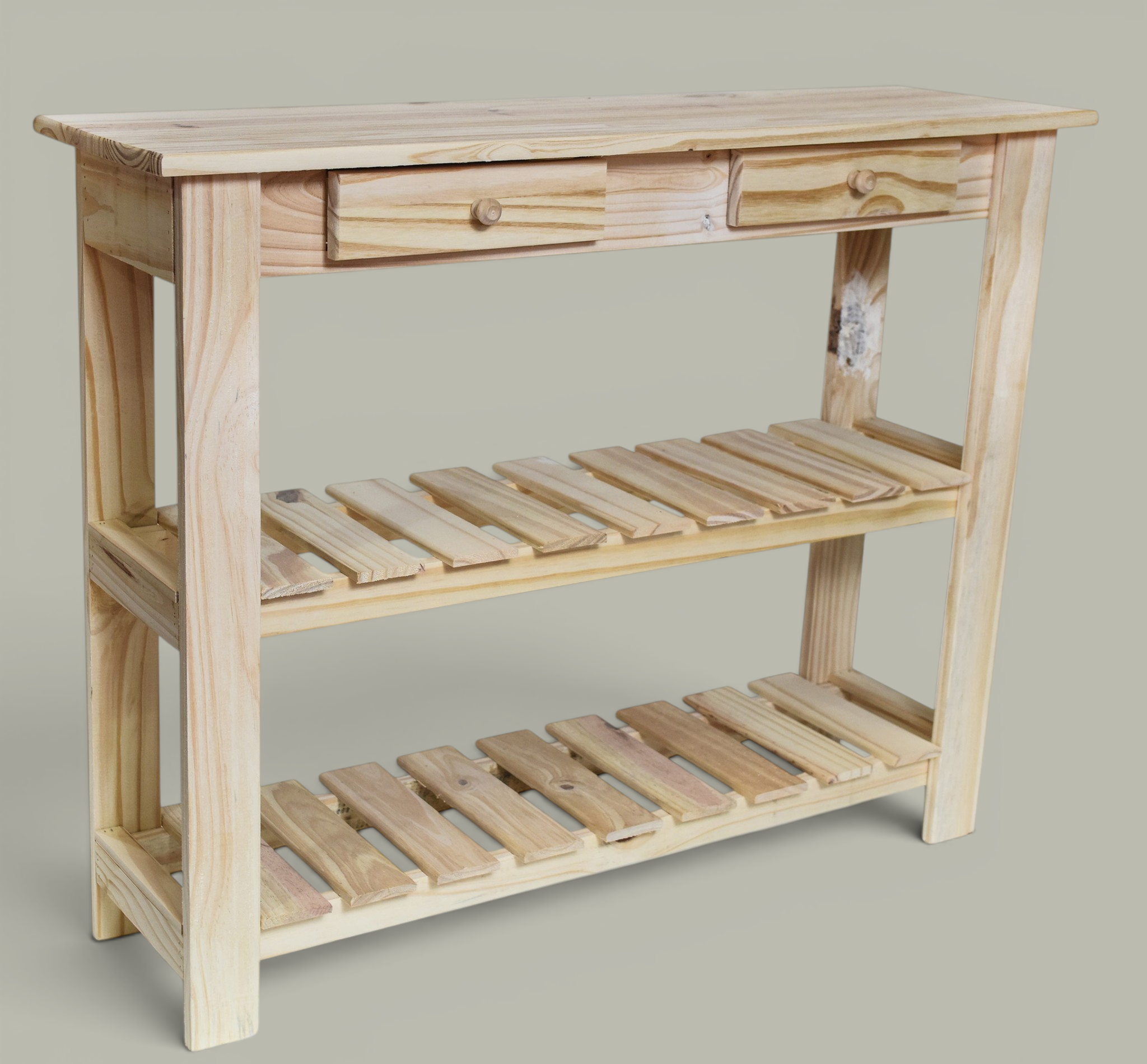 Mesa de Arrime 1 m x 30 Pino Crudo | Basket Shop