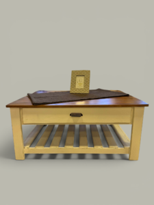 Mesa Ratona con Cajón 1 m Pintada | Basket Shop