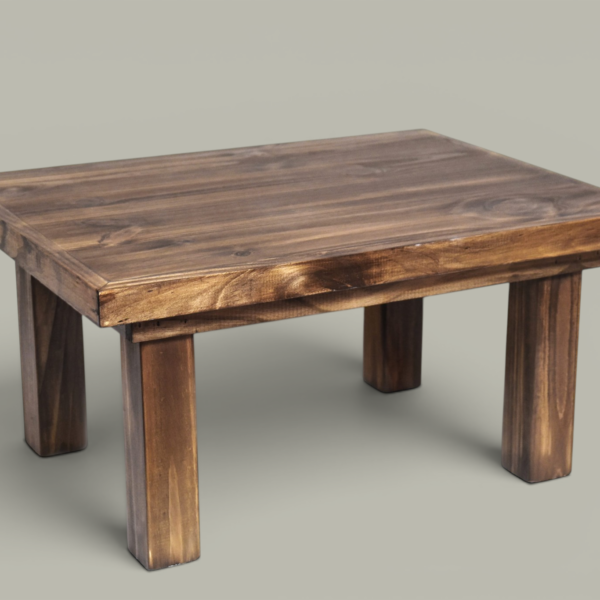 Mesa Ratona Pino Encerado 80 cm | Basket Shop