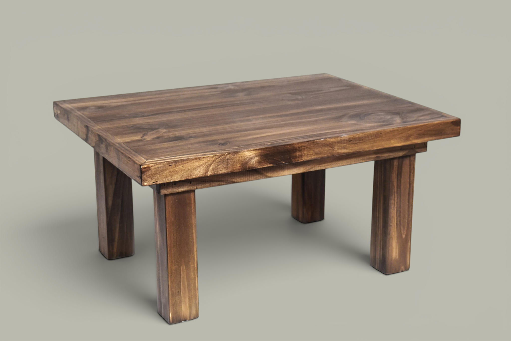 Mesa Ratona Pino Encerado 80 cm | Basket Shop