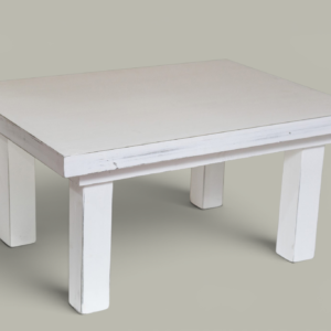 Mesa Ratona Pino Blanca 80 cm | Basket Shop