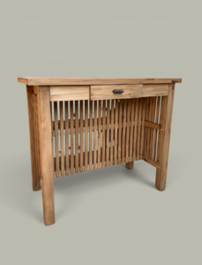 Desayunador 1.20 m Varillada con Cajón | Basket Shop
